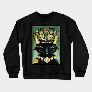 King of Halloween - Cat Crewneck Sweatshirt